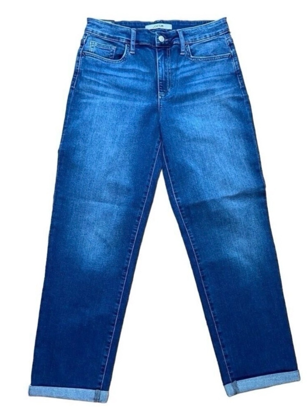 JOE’S jeans boyfriend high rise waist stretchy denim relax straight leg size 28